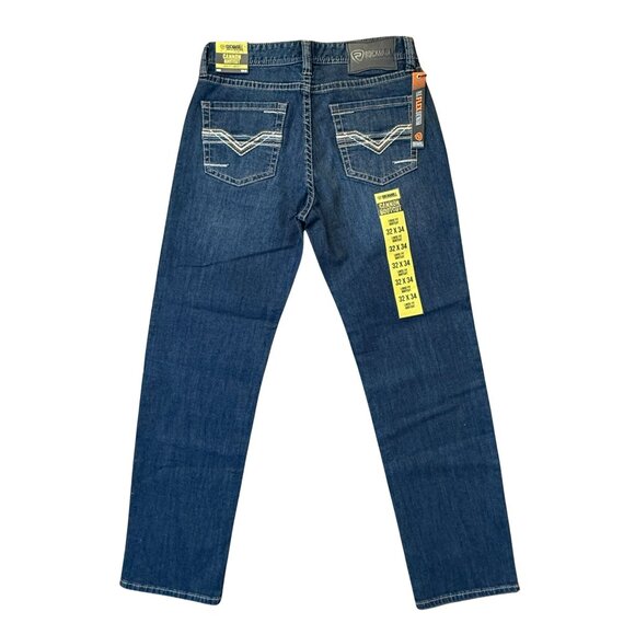 NEW Rock & Roll Denim Men's Cannon Bootcut Loose Fit Jeans (32x34) - Picture 5 of 10